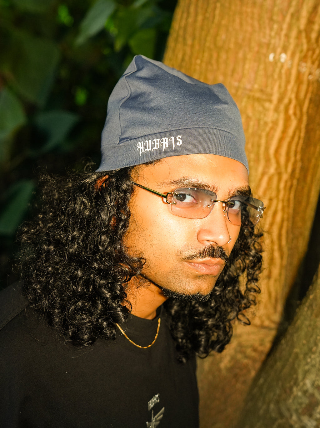 Skull Cap - Navy Blue